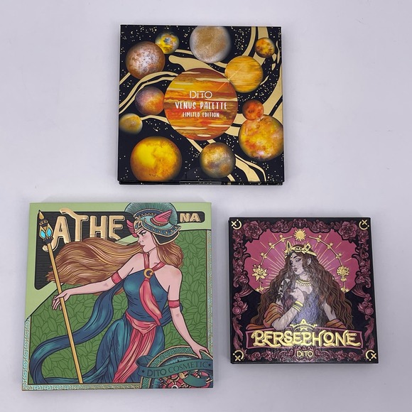 THREE DiTO Eyeshadow Makeup Palettes Athena Persephone Venus Cosmetics   b - Picture 1 of 7